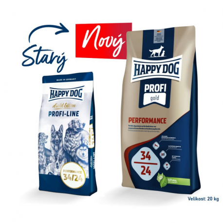 Happy Dog PROFI-LINE Profi Gold 34/24 Performance 20 kg