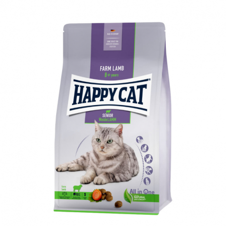 Happy Cat Senior Weide-Lamm / Jehněčí 300 g