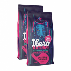 Ibero Natural Dog Medium Junior - 2x3kg