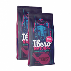 Ibero Natural Dog Medium Adult - 2x12kg