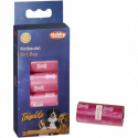 Sáčky na trus TidyUp 4x15 fuchsia/vzor