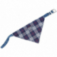 Obojok so šatkou Scarf 35cm modrá