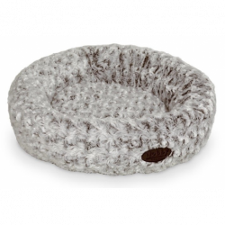 Pelech Donut "Arusha" 45cm hnedá/biela
