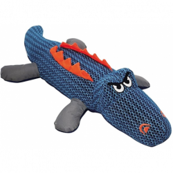 Krokodíl 37cm modrá/oranžová