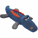 Krokodíl 37cm modrá/oranžová
