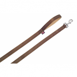 Vodítko "Soft Grip" (M-L) 1,2m hnedá
