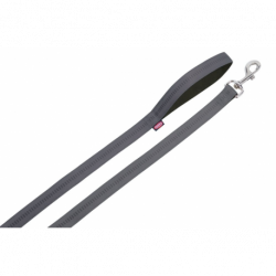 Vodítko "Soft Grip" (M-L) 1,2m šedá