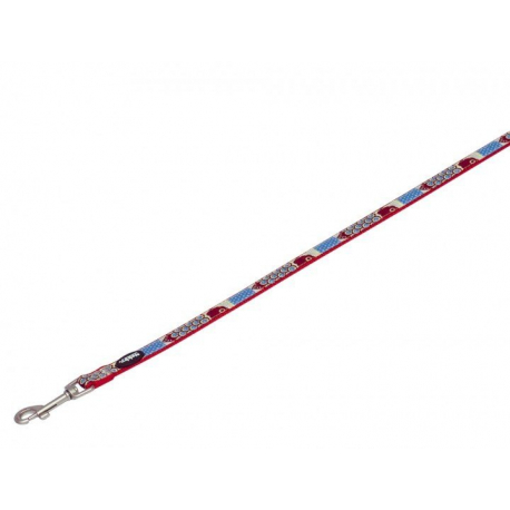 Vodítko "Style" (M-L) 1,2m červená