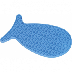 Silikónová miska "Fish" 23x13,5cm modrá