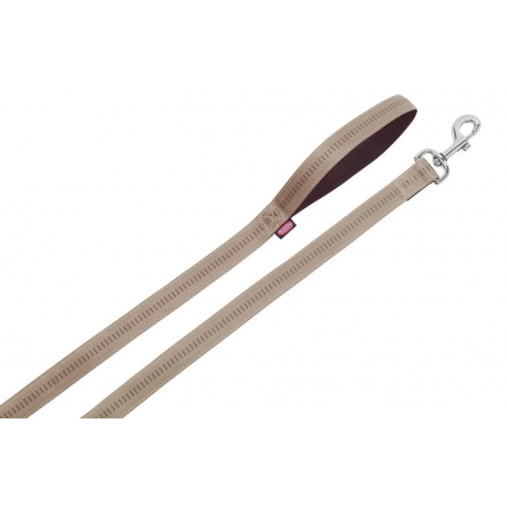 Vodítko "Soft Grip" (M-L) 1,2m béžová