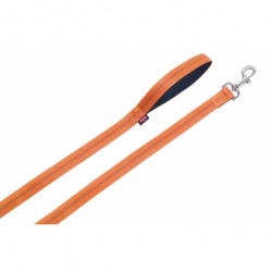 Vodítko "Soft Grip" (M-L) 1,2m oranžová