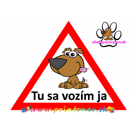Tu sa vozím ja / N1 nálepka na auto