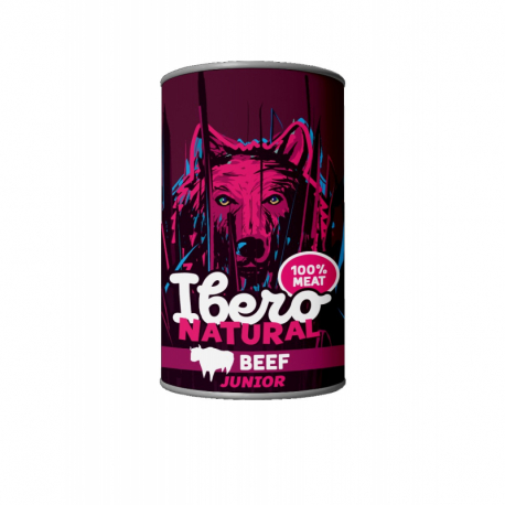 Ibero Natural Dog Junior Beef - 1200g