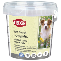 Soft Snack Bony MIX - hovězí, jehněčí, losos, kuře 500 g