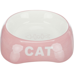 Keramická miska 200ml/13cm - CAT + rybí kostra