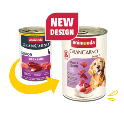 GRANCARNO Senior - hovězí, jehněčí 400g