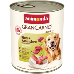 GRANCARNO Adult - králík + bylinky 800g