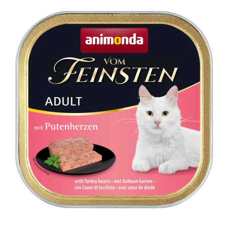 ANIMONDA paštika ADULT - krůtí srdíčka pro kočky 100g