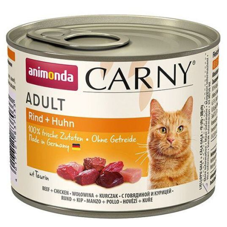 ANIMONDA konzerva CARNY Adult - hovězí, kuřecí 200g