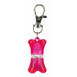Blikací přívěsek pro psy kost 2x4cm TRIXIE