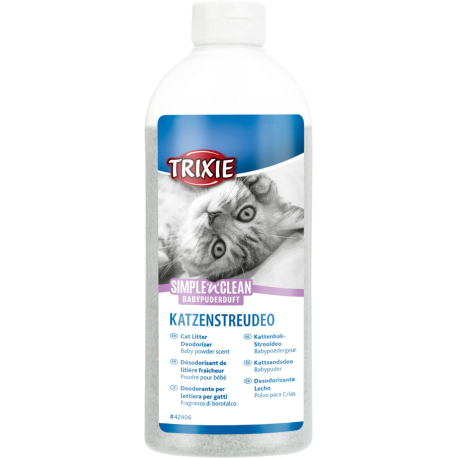 Fresh´n´Easy deodorant pro kočičí WC BABY POWDER 750 g