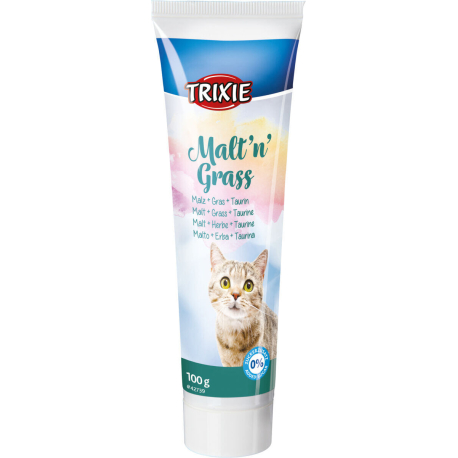 Malt´n´Grass pasta anti-hairball, se sladem,trávou,taurinem 100g