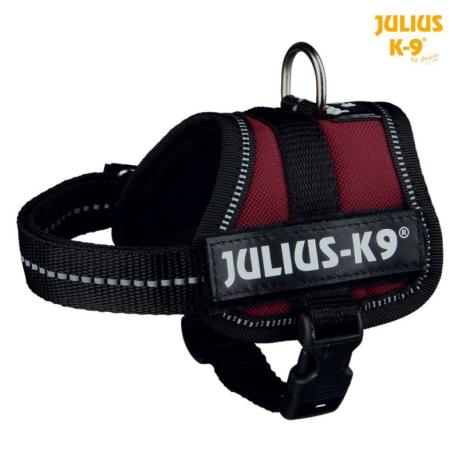 Julius-K9 silový postroj Baby 1/XS 30-40 cm, burgund