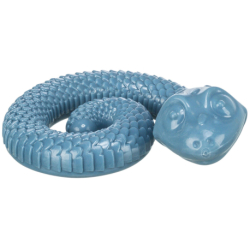 Snack Snake, had na pamlsky, TPR, 18 cm, petrolejová