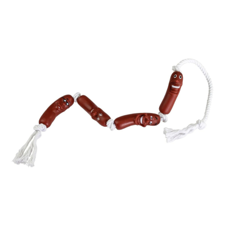 Vinylové klobásky na bavlněném laně 78 cm HipHop Dog