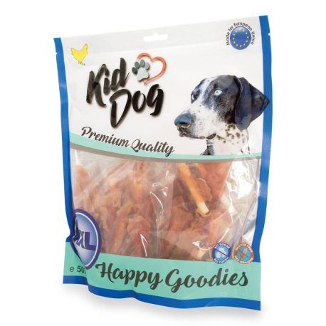KIDDOG kuřecí prsa na buvolí tyčince mini 9 cm, 500 g