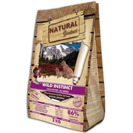 Natural Greatness Cat Wild Instinct Baby&Kitten /kuře,krůta/ 2 kg