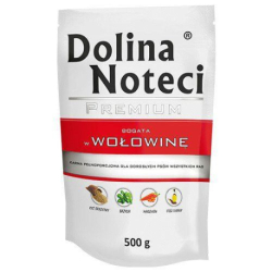 DOLINA NOTECI PREMIUM hovězí kapsička pro psy 500 g