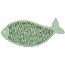 Lick´n´Snack RYBA - podložka k pomalému krmení, 28 cm, šalvějová