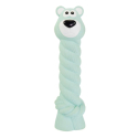 Medvídek s latexovým lanem a chroupacím zvukem 15 cm, latex HipHop Dog