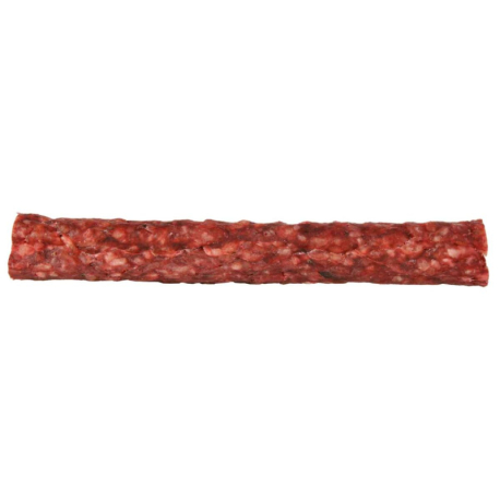 Žvýkací monoproteinová tyč z hovězí kůže, příchuť salám [25 ks ], 20 cm/ 80 g