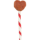 Valentine Heart Lollipop, kuřecí lízátko tvar srdce, 12 cm/15 g  [150 ks] - LIMITOVANÁ NABÍDKA