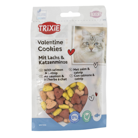 Valentine Catnip Cookies, sušenky s šantou, 50 g