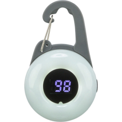 Flasher USB blikačka LED pro psy,  o 4 x 6.5 cm