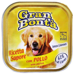 GRAN BONTA paštika s kuřecím masem pro psy 150 g