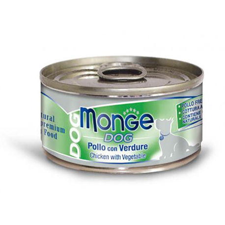 MONGE DOG NATURAL kuřecí maso se zeleninou pro psy 95 g