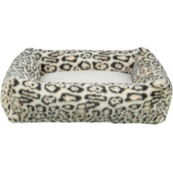 SOFT Edition pelech LEO s okrajem, krémová/leopardí
