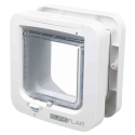 SureFlap 4-cestná dvířka na mikročip 21 x 21 cm - bílé