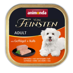 ANIMONDA paštika ADULT - drůbež, telecí pro psy 150 g