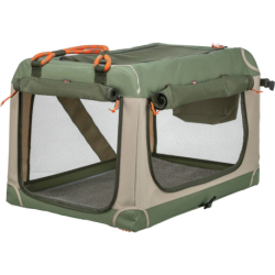 Transportní přepravka COMFY, L: 63.8 x 60.7 x 95.5 cm, olivová/béžová