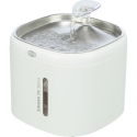 Pitná fontánka Aqua Pure, 2 l/18 × 14,7 × 18 cm, plast/nerezová ocel, bílá